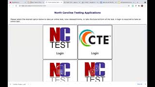 How to access EOG Released Items on NC Test [upl. by Zoi40]