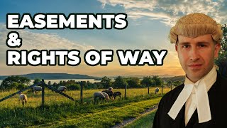 EASEMENTS AND RIGHTS OF WAY OVER LAND  BlackBeltBarrister [upl. by Nedry]