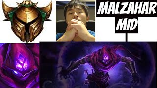 Malzahar Solo Que Climbing in League of Legends [upl. by Ahsaek132]