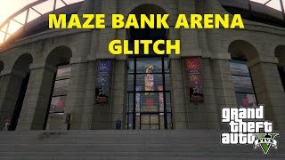 GTA 5  MAZE BANK ARENA GLITCH  135 [upl. by Orelle]