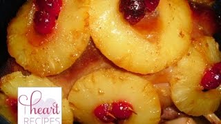 Pineapple Glazed Ham  I Heart Recipes [upl. by Uaeb]