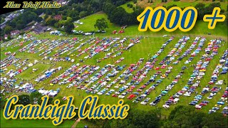 MASSIVE 1000 CAR SHOW 4K Drone Footage Cranleigh Lions Classic Car Show 2023 [upl. by Blandina]