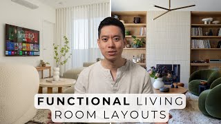 How To Arrange Your Big Or Small Living Room amp 10 Layout Configurations [upl. by Zertnom]