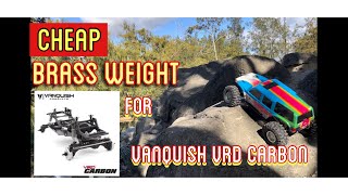 CHEAP Amazon BRASS for VANQUISH VRD CARBON RC Crawler [upl. by Sumner]