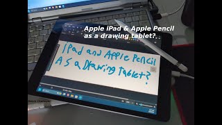 Spacedesk and iPad with Apple Pencil as a drawing tablet [upl. by Ibok]