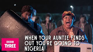 When your Aunties find out you’re travelling  Famalam Series 3 On iPlayer Now [upl. by Ettennan]