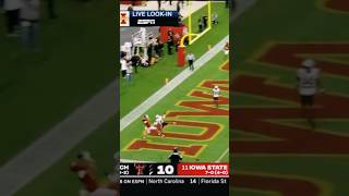 Fingers crossed 🤞 iowastate can make the cfbplayoff cfb shortsvideo highlights [upl. by Asilrahc158]