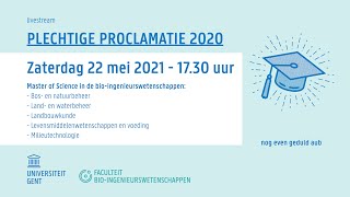 Plechtige proclamatie bioingenieurs groep 2 [upl. by Viridissa]