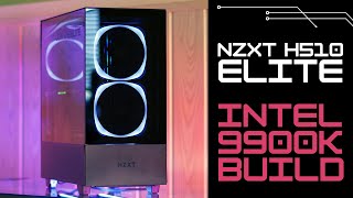 NZXT H510 Elite i99900k PC Build  Brand New NZXT H510 Elite Case  TekTherapy [upl. by Atikal634]