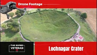 Lochnagar Crater Drone Footage An Aerial View  WW1 Location Visit  The Bored Veteran [upl. by Aile]