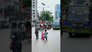 Traffic Control in Kakrail Dhaka bangladesh kakrailmor traffic trafficcontrol [upl. by Yragerg]