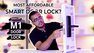 SmartLife M1 Door Lock  Most Affordable Door Lock [upl. by Eirolam123]