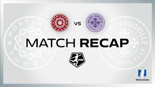 FULL HIGHLIGHTS  Portland Thorns FC vs Racing Louisville FC [upl. by Ydahs]