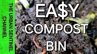 How to DIY an Easy Compost Bin for Under 20 [upl. by Ahsinid]