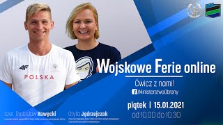 Wojskowe Ferie online  szer Radosław Kawęcki Otylia Jędrzejczak [upl. by Pachton]