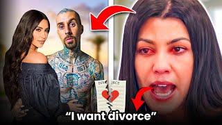 Kourtney Kardashian REACTION After Travis Barker Agreed to DIVORCE [upl. by Pearline935]