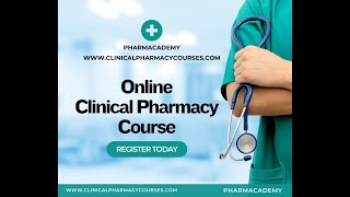 Online Clinical Pharmacy Course  Join Today  Limited Seats Available [upl. by Arliene]