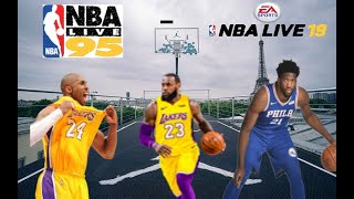 EVERY NBA LIVE GAME FROM NBA LIVE 95  NBA LIVE 19 [upl. by Muriah594]