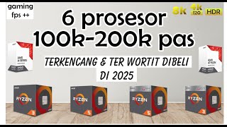 PROSESOR 100 RIBUAN TERBAIK DI 2025 [upl. by Euqinoj]