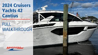 JUST IN  2024 Cruisers Yachts 42 Cantius  MarineMax Jupiter [upl. by Sumerlin]