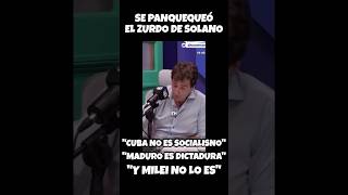 El zurdo de Solano panquequeó en vivo pts zurdos lla vllc javiermilei [upl. by Elleynod]