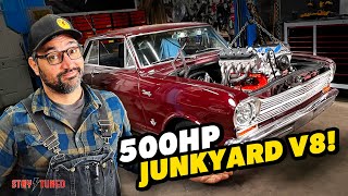 500HP with an 800 Dollar Truck Engine Junkyard LS 64 Nova Build and Thrash [upl. by Ybeloc610]