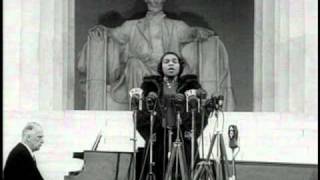 quotMarian Anderson Sings at the Lincoln Memorialquot Newreel Story [upl. by Aidyn]