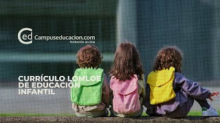 CURRÍCULO LOMLOE DE EDUCACIÓN INFANTIL [upl. by Niel738]