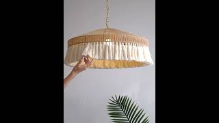 Elevate Your Space Large Bohemian Wabi Sabi Pendant Light  Zepboo homedecor homelight bohimia [upl. by Jessy]