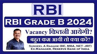 RBI Grade B 2024 Vacancies Update I dont have any concrete information [upl. by Keverian790]