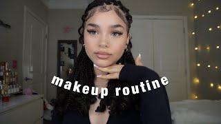 EVERYDAY MAKEUP ROUTINE  in depth tutorial [upl. by Suiramaj]