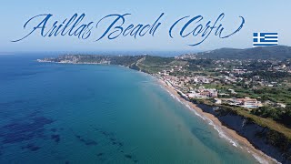 Arillas Beach June 2023  Corfu Greece  Aerial views [upl. by Penn]