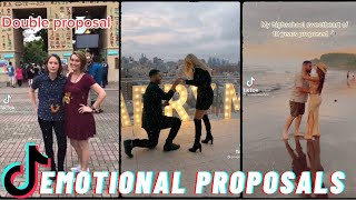 EMOTIONAL PROPOSALS TIKTOK COMPILATION PROPOSAL  LETS just TiKToK [upl. by Onaled]