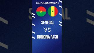 Senegal vs Burkina Faso match [upl. by Gerlac]