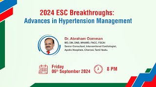 ESC 2024 Hypertension Updates [upl. by Akcirre]