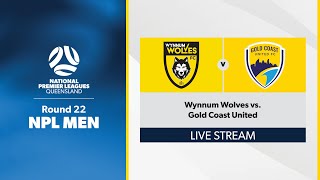 NPL Men Round 22  Wynnum Wolves vs Gold Coast United [upl. by Nhtanhoj782]