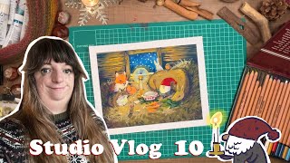 Studio Vlog 10 God Jul [upl. by Trebma]