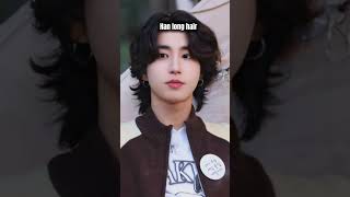 Stray kids members long Vs short hair No hate skz [upl. by Nirtiac]