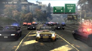 how many cops in there  Need for speed most wanted MOD [upl. by Adelice]