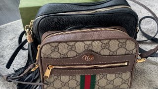 Gucci Soho Disco vs GG Ophidia Supreme Bag Compare amp what fits [upl. by Aiyn207]