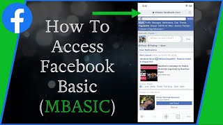 Basic Facebook MBASIC How To Switch To Facebooks Basic Version [upl. by Eolcin348]