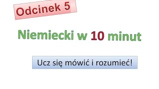 Podstawy niemieckiego 5 Nauka niemieckiego dla początkujących Zacznij mówić po niemiecku  Odc 5 [upl. by Sieracki188]