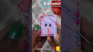 pocket diary 💙📒⚡aesthic love colors [upl. by Aldredge]