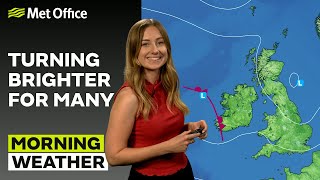 210724 – Turning drier and brighter – Morning Weather Forecast UK –Met Office Weather [upl. by Fenn]