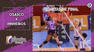 Osasco x Pinheiros  QUARTAS DE FINAL Jogo 1  Melhores Momentos  Superliga Feminina 2324 [upl. by Iahk231]