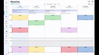 iDoceo  PARTIE 12  Horaires Planner Timeline et Calendrier [upl. by Nnylatsyrk998]