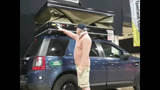 BunduTop Roof Tent in Action Great British Land Rover Show [upl. by Rinna]