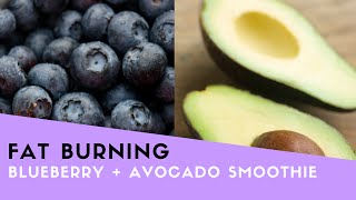 Blueberry  Avocado Fat Burning Smoothie Recipe [upl. by Seppala]