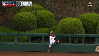 Herrera robs Zimmerman of a potential homer [upl. by Gerty]