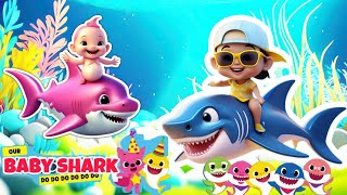 Tiny Ocean Tunes Adventures with Baby Shark Junior  Baby Sharks Rhymes Bubble and Beats kids [upl. by Huoh]